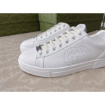 Gucci, Ace, Interlocking G, Women Sneaker, White