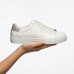 Gucci, Ace, Interlocking G, Women Sneaker, White