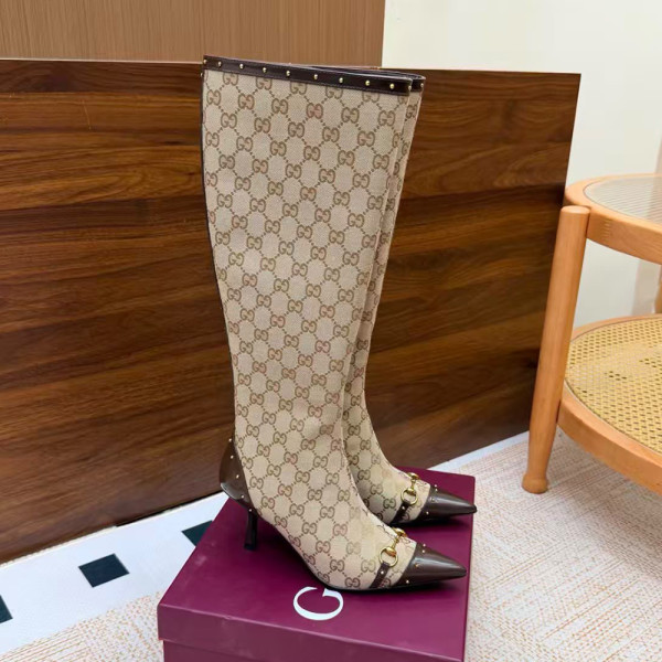 Gucci, Sovoy, Women Boot, Monogram