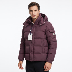 Moncler, Maya, Men Jacket, Brown