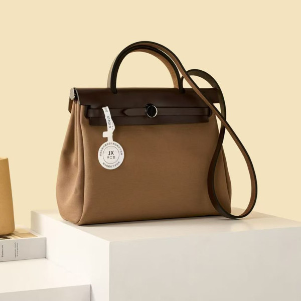 Hermes, Herbag Zip 31, Women Bag, Brown