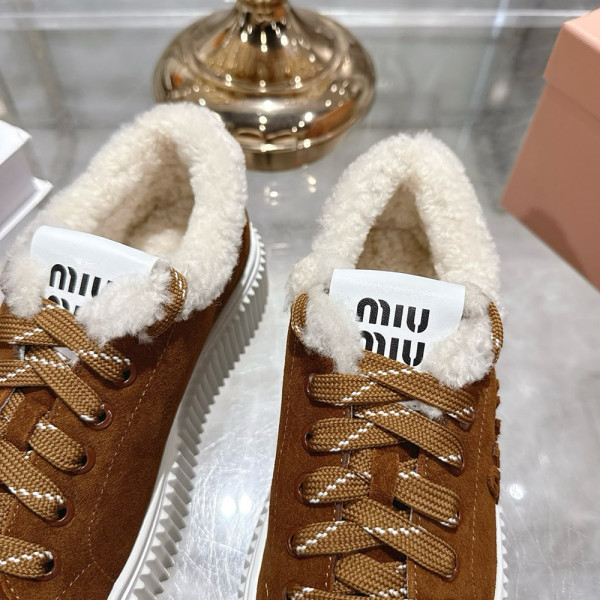 Miu Miu, Women Sneaker, Brown