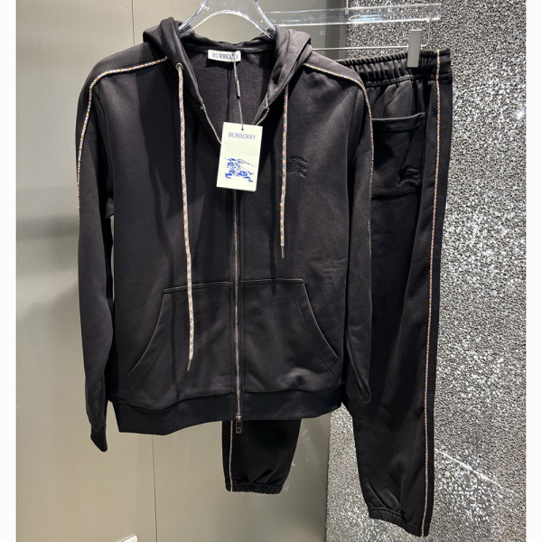 Burberry, Men Tracksuit, Black