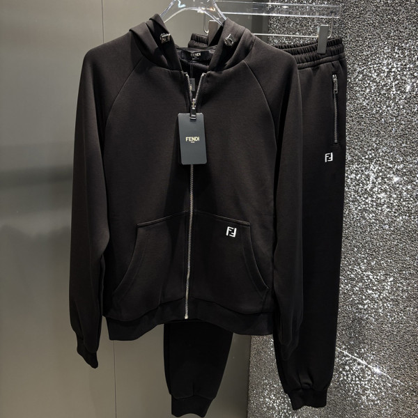Fendi, Men Tracksuit, Black