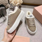 Miu Miu, Dames Sneaker, Beige