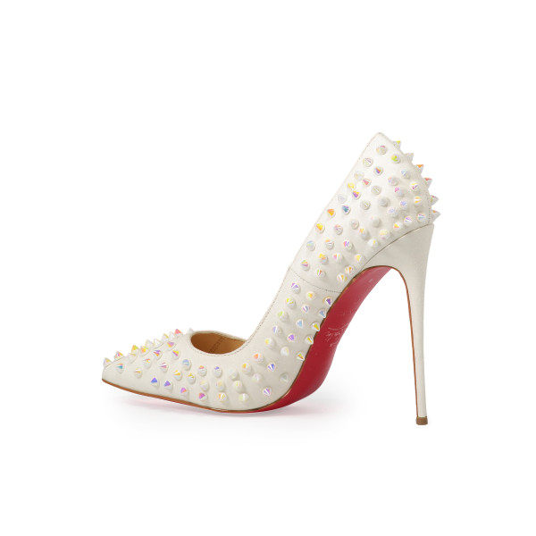 Christian Louboutin, Dames Stiletto, Wit Studs