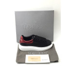 Alexander Mcqueen, Dames Sneakers, Zwart Bordeaux Oversized