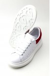 Alexander Mcqueen, Dames Sneakers, Wit Rood Oversized