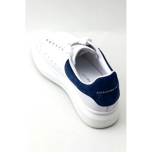 Alexander Mcqueen, Dames Sneakers, Wit Blauw Oversized