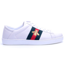 Gucci, Heren Sneakers, Wit Bee