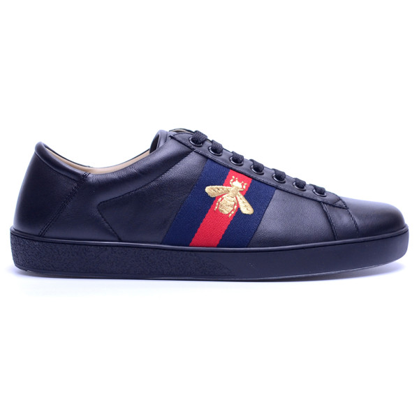 Gucci, Heren Sneakers, Zwartt Bee