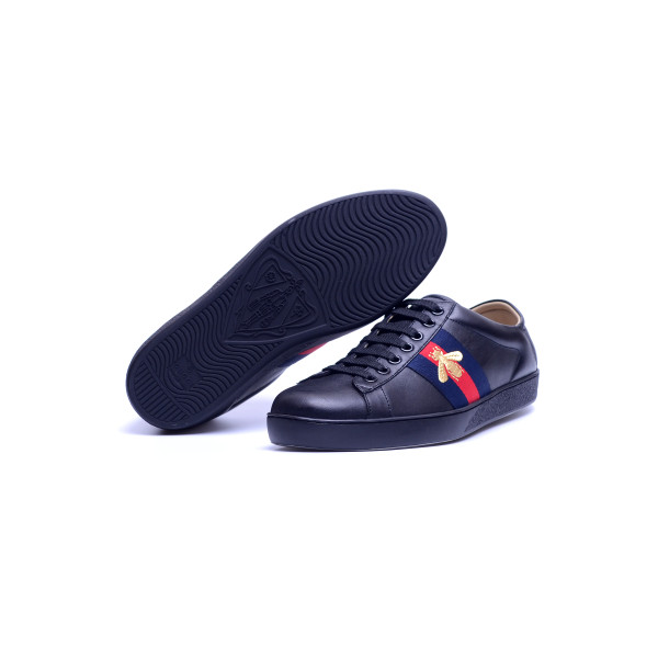 Gucci, Heren Sneakers, Zwartt Bee