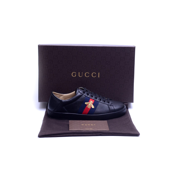 Gucci, Heren Sneakers, Zwartt Bee