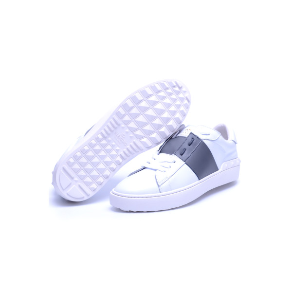 Valentino, Dames Sneakers, Wit Grijs