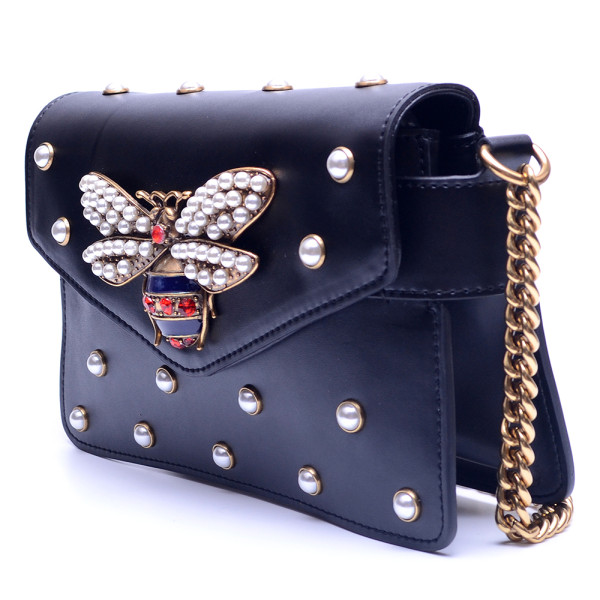 Gucci, Dames Tas, Zwart Bee