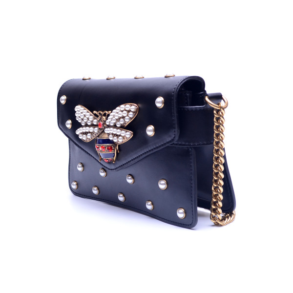 Gucci, Dames Tas, Zwart Bee