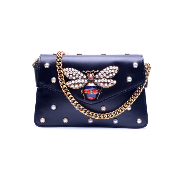 Gucci, Dames Tas, Zwart Bee