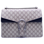 Gucci, Dames Tas, Grijs Zwart