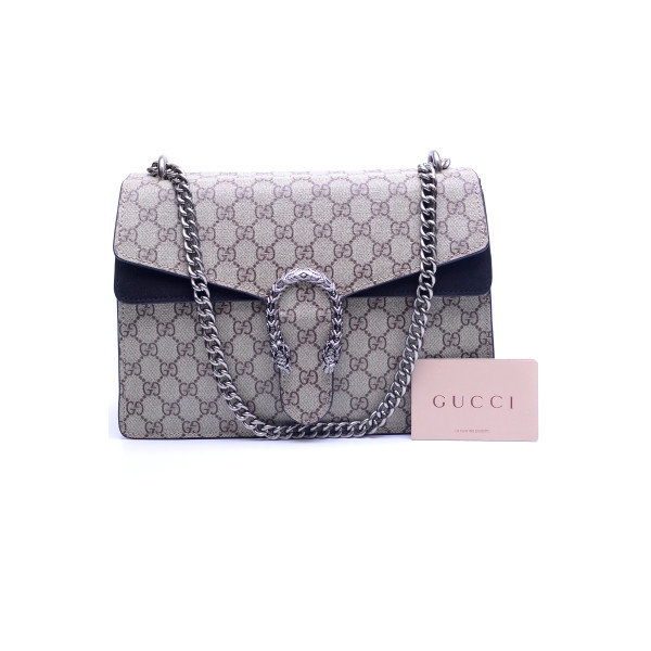 Gucci, Dames Tas, Grijs Zwart