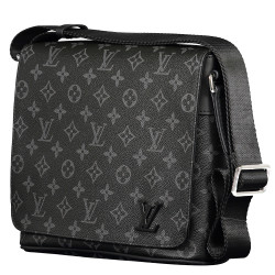 Louis Vuitton, Messenger, Dames Schoudertas, Grijs