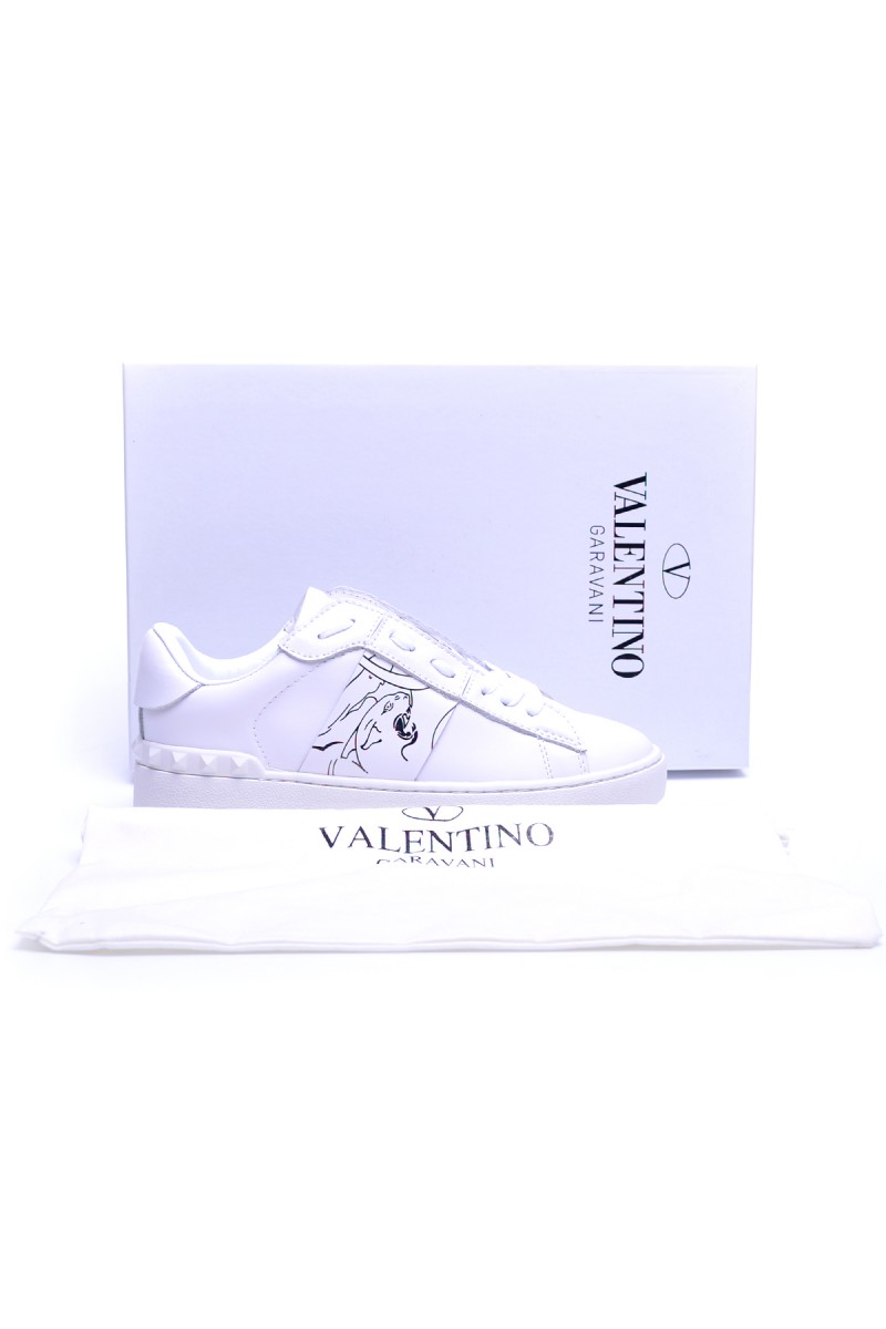 Valentino, Heren Sneakers, Wit