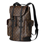 Louis Vuitton, Unisex Rugtas, Bruin
