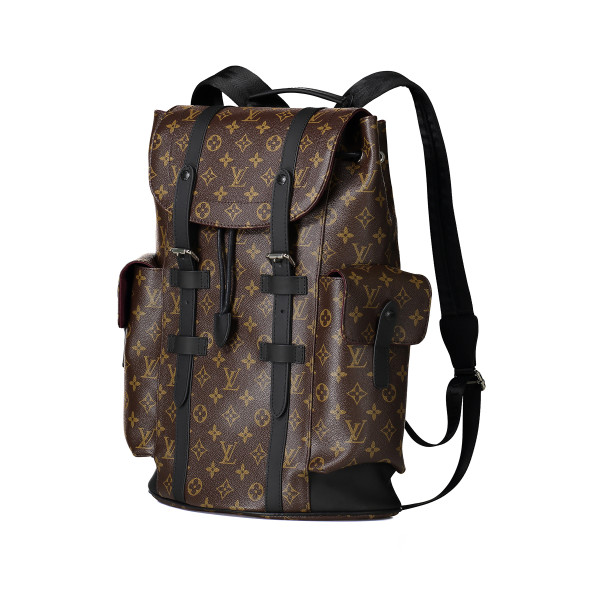 Louis Vuitton, Unisex Rugtas, Bruin