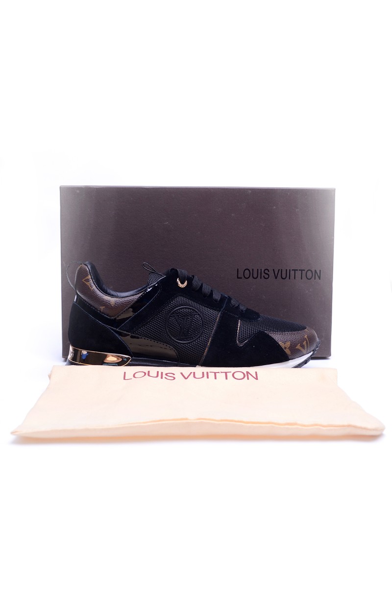 Louis Vuitton, Dames Sneakers, Zwart