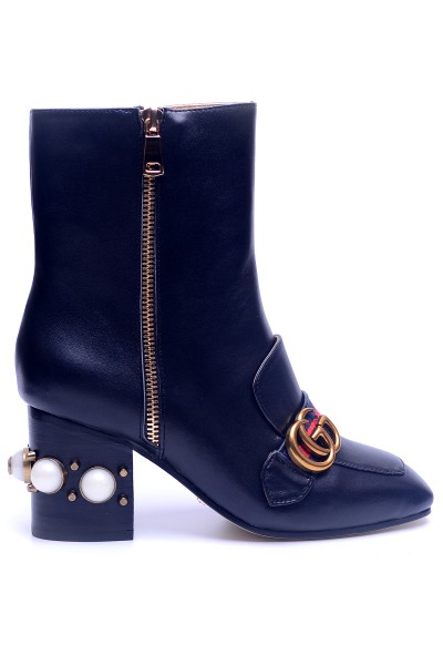 Gucci, Dames Boots, Zwart