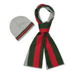 Gucci, Heren Muts & Sjaal, Grijs
