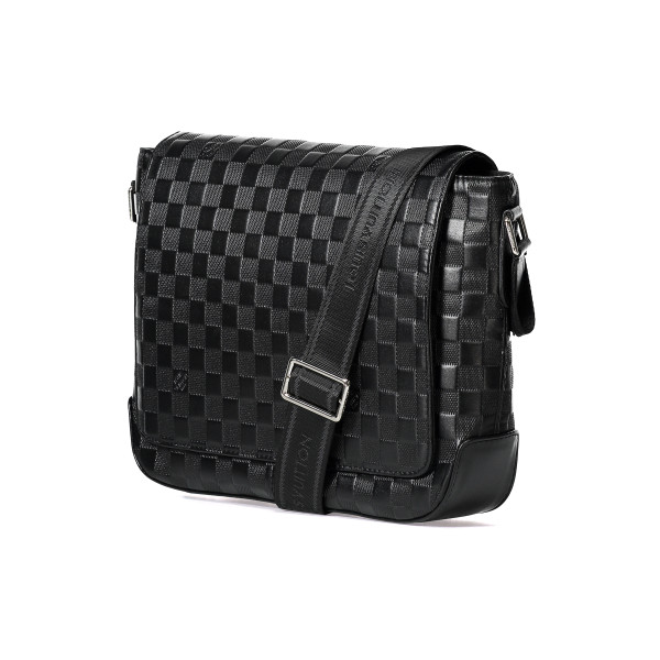 Louis Vuitton, District, Unisex Tas, Zwart