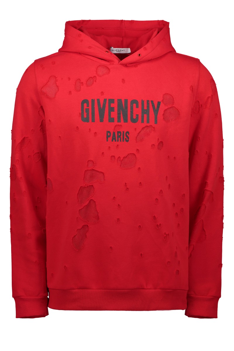 Givenchy, Heren Hoodie, Rood