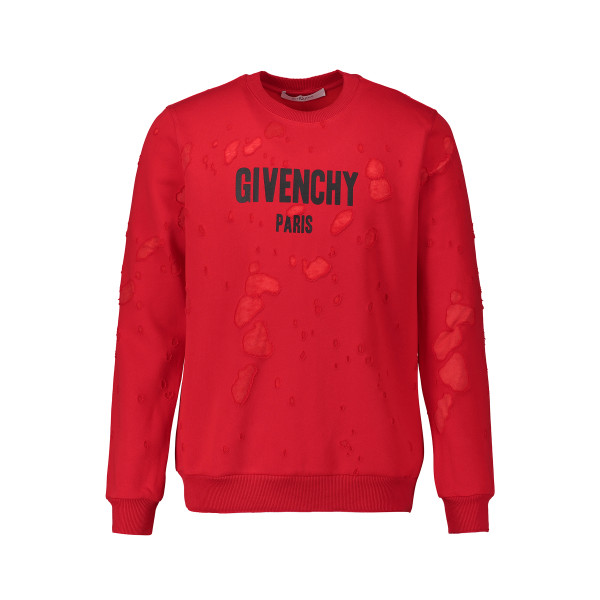 Givenchy, Heren Pullover, Rood