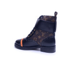 Louis Vuitton, Dames Boots, Zwart Bruin