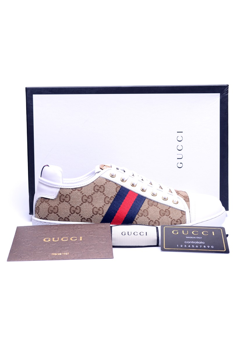 Gucci, Heren Sneakers, Wit