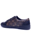 Louis Vuitton, Heren Sneakers, Zwart Bruin