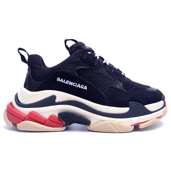 Balenciaga, Heren Sneakers, Zwart, Triple S Trainer