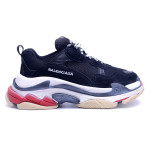 Balenciaga, Heren Sneakers, Triple S Trainer, Zwart