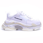 Balenciaga, Heren Sneakers, Triple S Trainer, Wit