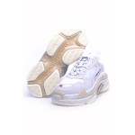 Balenciaga, Heren Sneakers, Triple S Trainer, Wit
