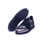 Valentino, Heren Garavani Sneakers, Zwart Grijs