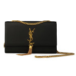 YSL, Dames Schoudertas, Zwart Gold