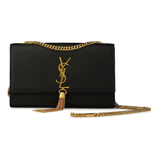 YSL, Dames Schoudertas, Zwart Gold