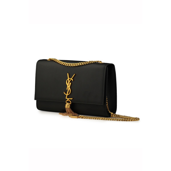 YSL, Dames Schoudertas, Zwart Gold