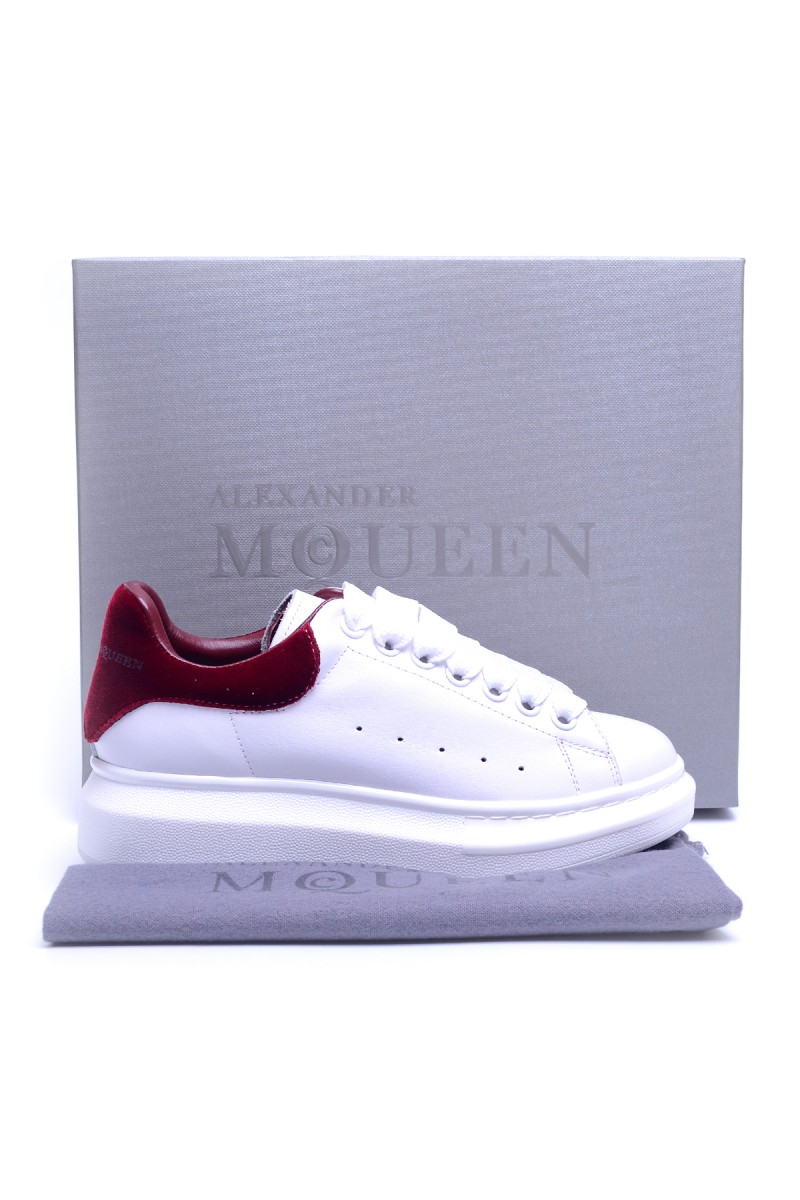 Alexander Mcqueen, Heren Oversized Sneakers, Wit Bordeaux