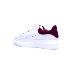 Alexander Mcqueen, Dames Oversized Sneakers, Wit Bordeaux