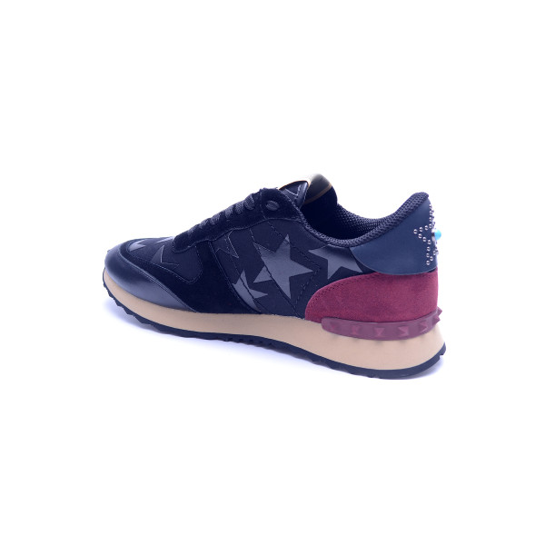 Valentino, Heren Garavani Sneakers, Zwart Stars