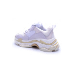 Balenciaga, Heren Sneakers, Triple S Trainer, Wit