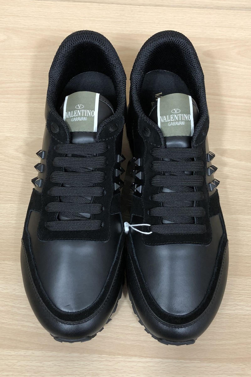 Valentino, Heren Sneakers, Zwart