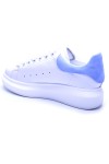 Alexander Mcqueen, Dames Oversized Sneakers, Wit Blauw